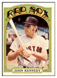 1972 Topps Baseball #674 John Kennedy Red Sox NR-MT 437137