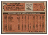 1972 Topps Baseball #685 Joe Horlen White Sox NR-MT 437145