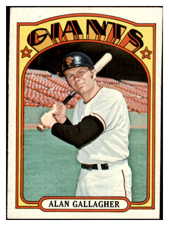 1972 Topps Baseball #693 Alan Gallagher Giants EX 437149