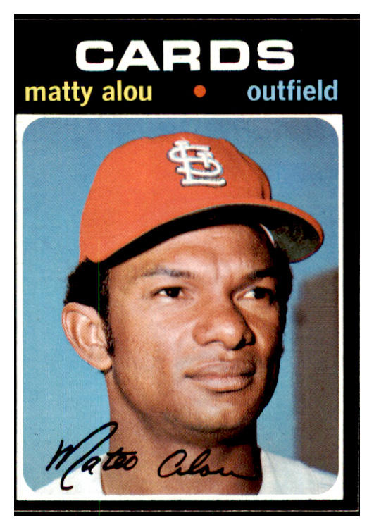 1971 Topps Baseball #720 Matty Alou Cardinals NR-MT 437174