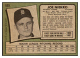 1971 Topps Baseball #695 Joe Niekro Tigers NR-MT 437189