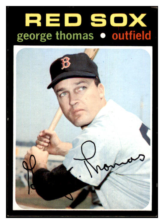 1971 Topps Baseball #678 George Thomas Red Sox NR-MT 437193
