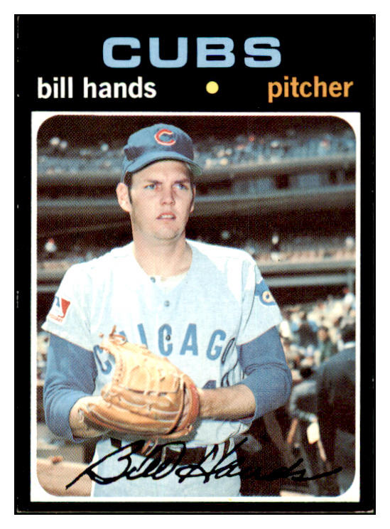 1971 Topps Baseball #670 Bill Hands Cubs NR-MT 437198
