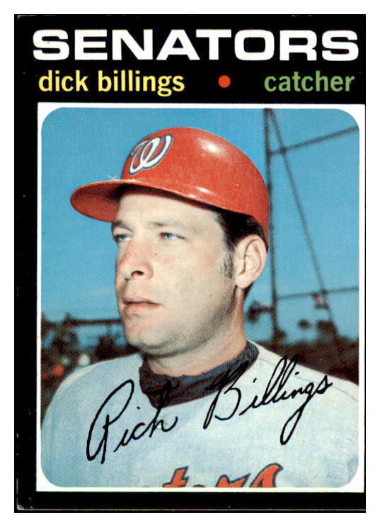 1971 Topps Baseball #729 Dick Billings Senators NR-MT 437210