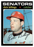 1971 Topps Baseball #729 Dick Billings Senators NR-MT 437210