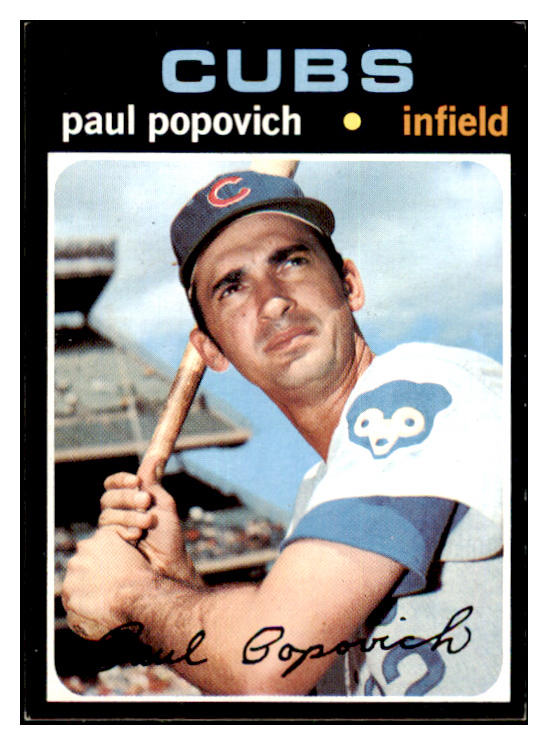 1971 Topps Baseball #726 Paul Popovich Cubs NR-MT 437212