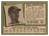 1971 Topps Baseball #726 Paul Popovich Cubs NR-MT 437212