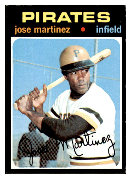 1971 Topps Baseball #712 Jose Martinez Pirates NR-MT 437213