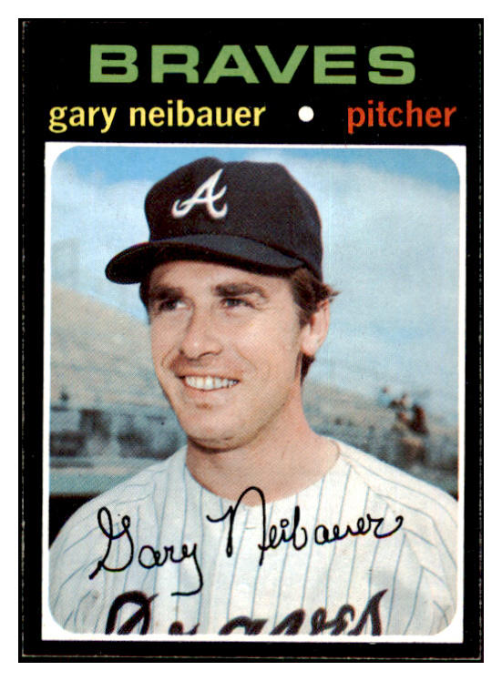 1971 Topps Baseball #668 Gary Niebauer Braves NR-MT 437225