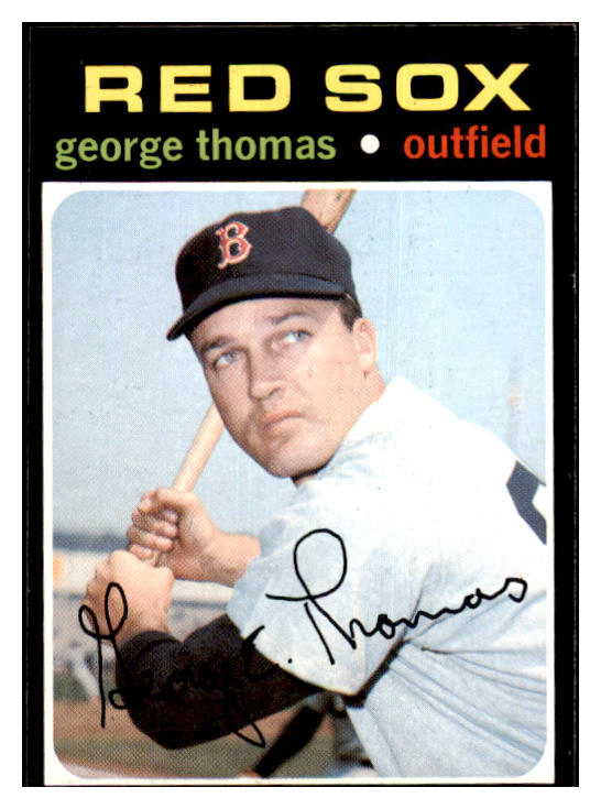1971 Topps Baseball #678 George Thomas Red Sox NR-MT 437231