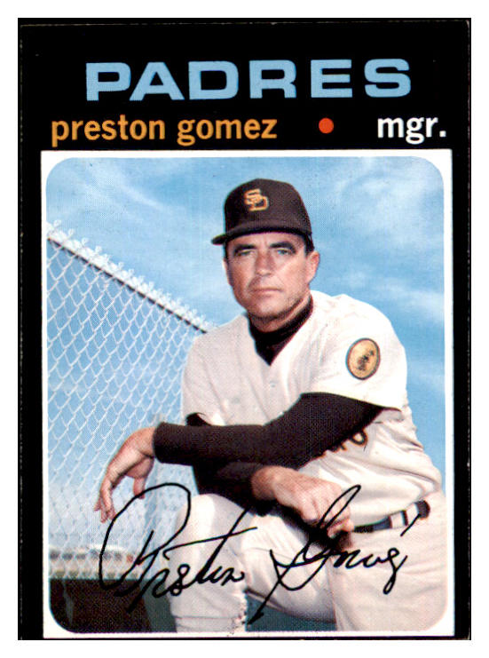1971 Topps Baseball #737 Preston Gomez Padres NR-MT 437247