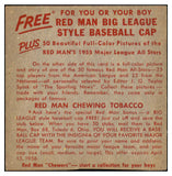 1955 Red Man #016AL Yogi Berra Yankees EX-MT No Tab 437323