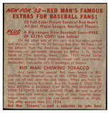 1953 Red Man #018AL Johnny Mize Yankees EX-MT No Tab 437330