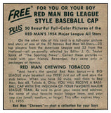 1954 Red Man #019NL Gus Bell Reds NR-MT No Tab 437383