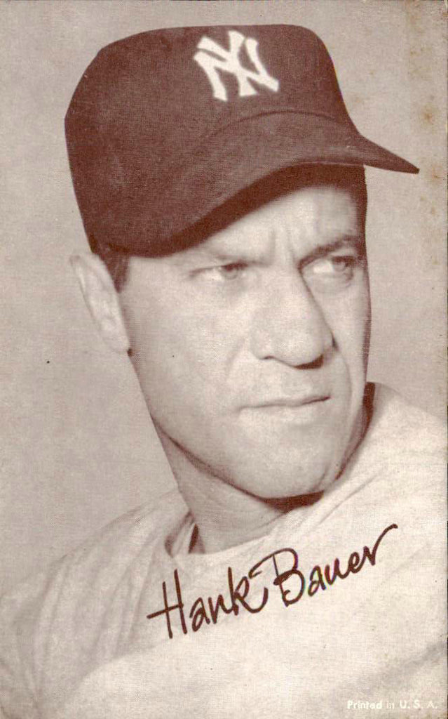 1947-66 Exhibits Hank Bauer Yankees EX 437594