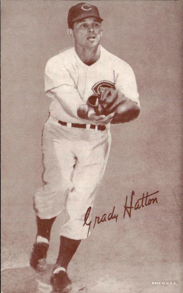 1947-66 Exhibits Grady Hatton Reds EX-MT 437677