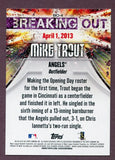 2014 Topps Opening Day Breaking Out #BO-4 Mike Trout Angels 437928