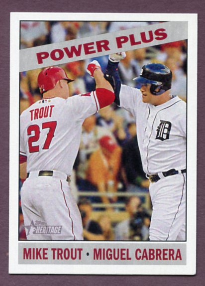 2015 Topps Heritage #052 Mike Trout Angels 437940