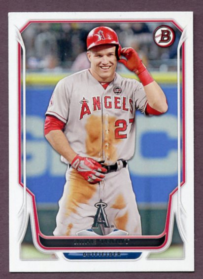 2014 Bowman #168 Mike Trout Angels 437956