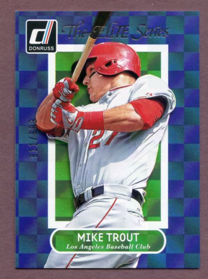 2014 Donruss Elite #004 Mike Trout Angels 437967
