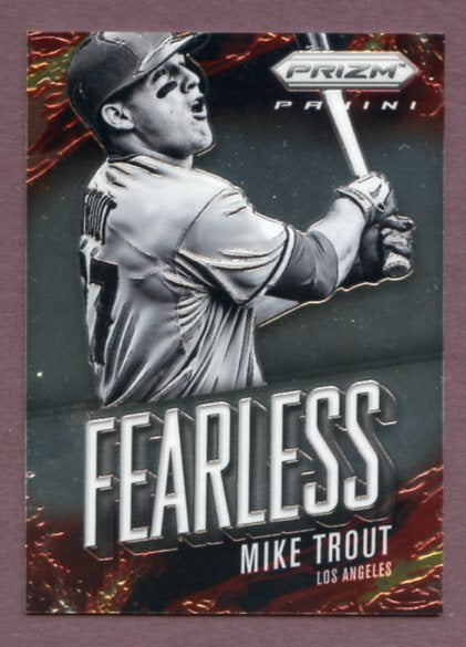 2014 Panini Prizm Fearless #006 Mike Trout Angels 437981