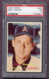 1957 Topps Baseball #207 Billy Hunter A's PSA 5 EX 438046