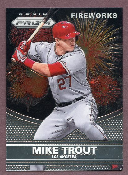 2015 Panini Prizm Fireworks #004 Mike Trout Angels 438069