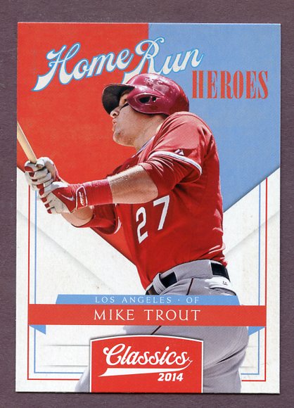 2014 Classics Home Run Heroes #015 Mike Trout Angels 438074