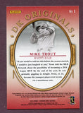 2015 Diamond Kings Originals #001 Mike Trout Angels 438088