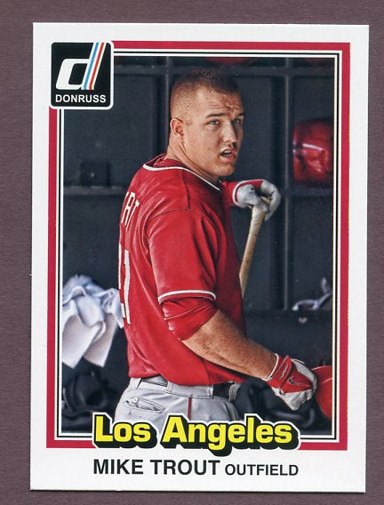 2015 Donruss #196 Mike Trout Angels 438091