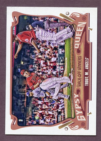 2015 Topps Gypsy Queen Walk Off #GWO-10 Mike Trout Angels 438098