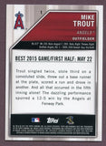 2015 Bowman Best #001 Mike Trout Angels 438101