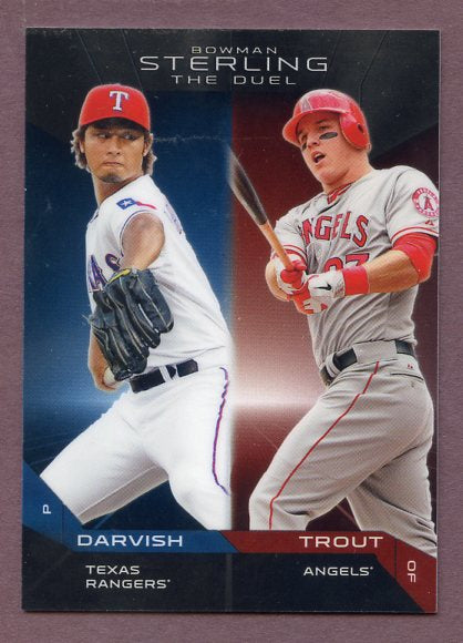 2015 Bowman Sterling The Duel #TD-DT Mike Trout Angels 438102