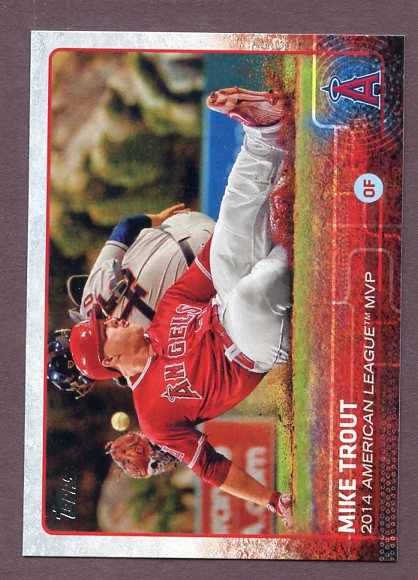 2015 Topps #510 Mike Trout Angels 438106