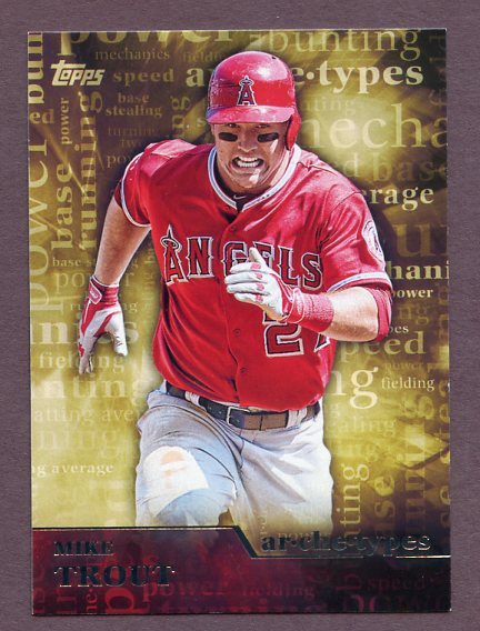 2015 Topps Archetypes #A-4 Mike Trout Angels 438119