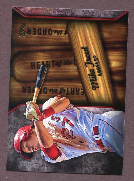 2015 Topps Heart Of Order #HOR-7 Mike Trout Angels 438120