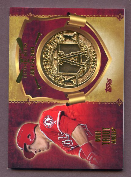 2015 Topps First Home Run Medallion #FHRM-MT Mike Trout Angels 438124