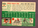 1954 Topps Baseball #037 Whitey Ford Yankees Good undersized 438174