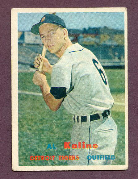 1957 Topps Baseball #125 Al Kaline Tigers GD-VG 438183