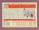 1957 Topps Baseball #250 Eddie Mathews Braves VG-EX/EX 438184