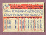 1957 Topps Baseball #170 Duke Snider Dodgers VG 438187