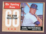 1968 Topps Baseball #369 Carl Yastrzemski A.S. Red Sox NR-MT 438205