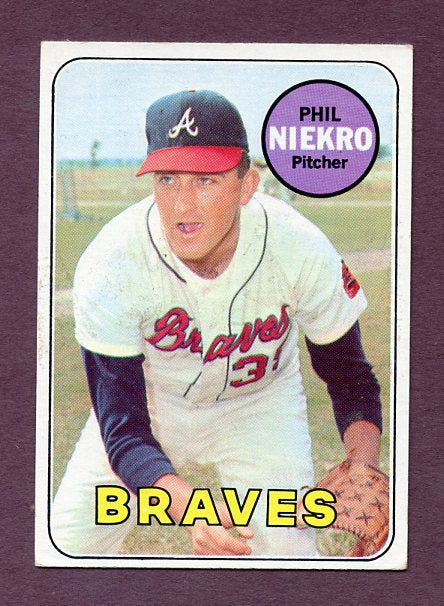 1969 Topps Baseball #355 Phil Niekro Braves VG-EX 438279