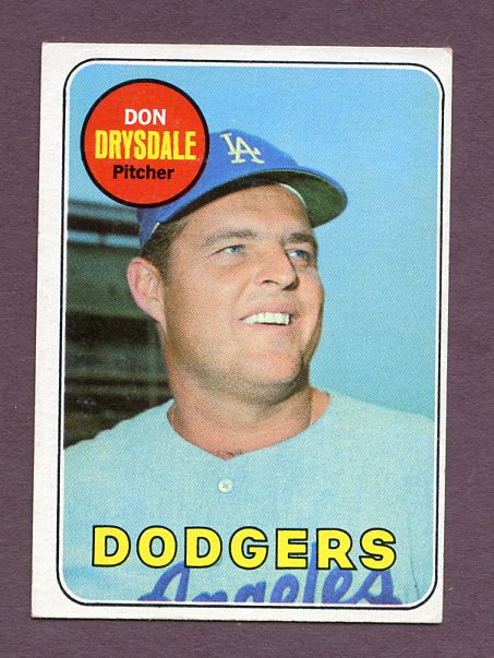 1969 Topps Baseball #400 Don Drysdale Dodgers VG-EX 438280