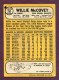 1968 Topps Baseball #290 Willie McCovey Giants Fair 438294