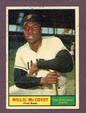 1961 Topps Baseball #517 Willie McCovey Giants VG 438323