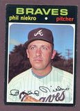 1971 Topps Baseball #030 Phil Niekro Braves EX 438350