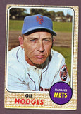 1968 Topps Baseball #027 Gil Hodges Mets GD-VG 438362