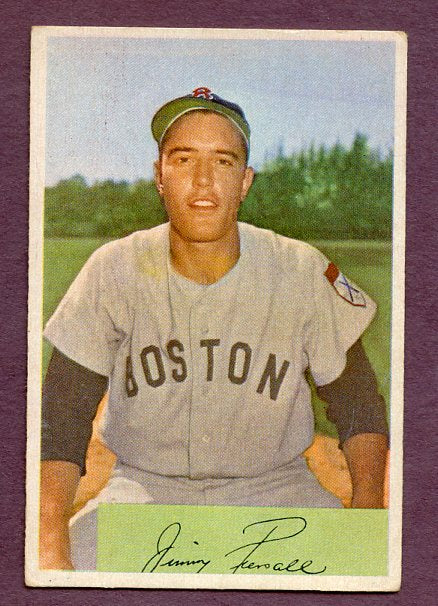 1954 Bowman Baseball #066 Jimmy Piersall Red Sox VG-EX 438371