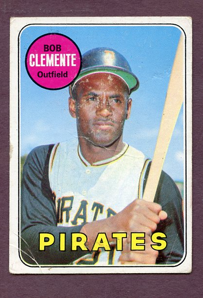 1969 Topps Baseball #050 Roberto Clemente Pirates FR-GD 438374